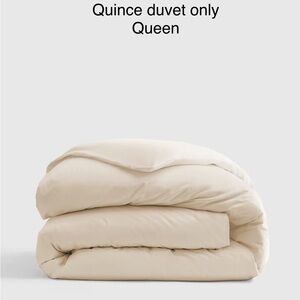 Quince Ivory Duvet Cover - Queen